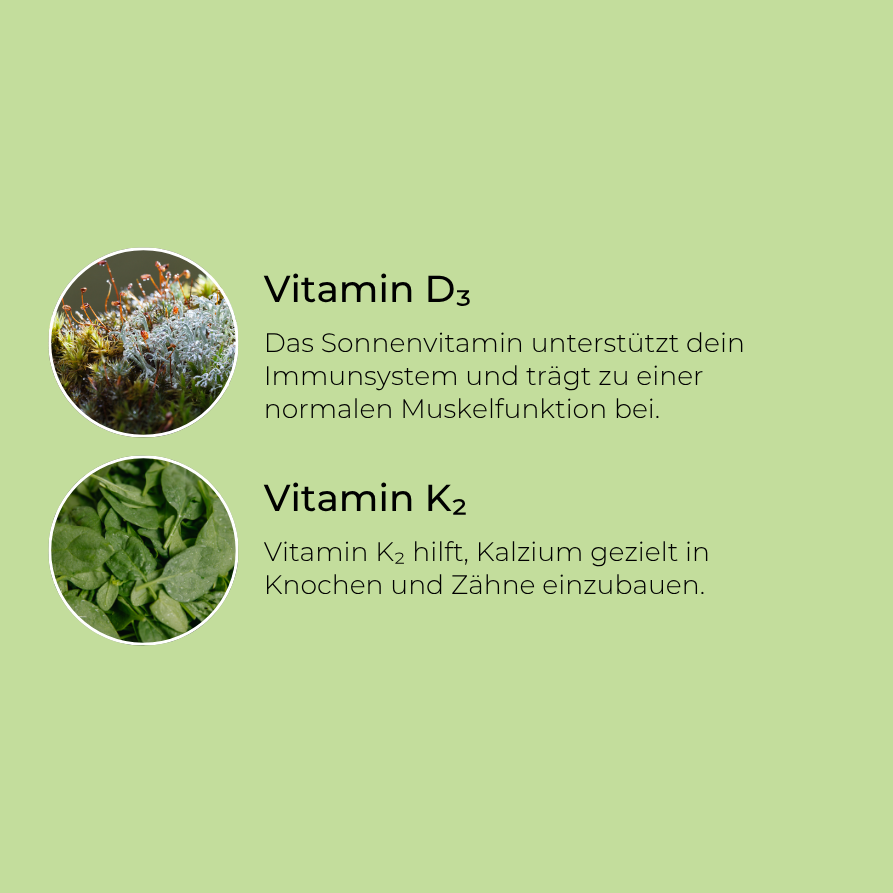 Vitamin D3 + K2